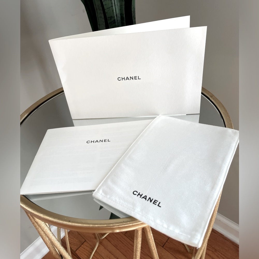 Authentic Chanel Booklet and Handbag Cloth